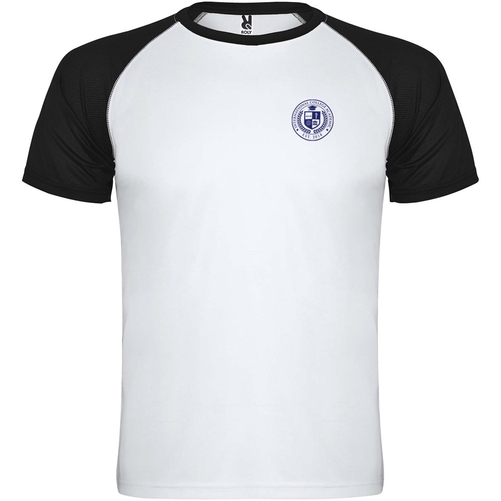 Indianapolis Sport T-Shirt für Kinder weiss, schwarz
