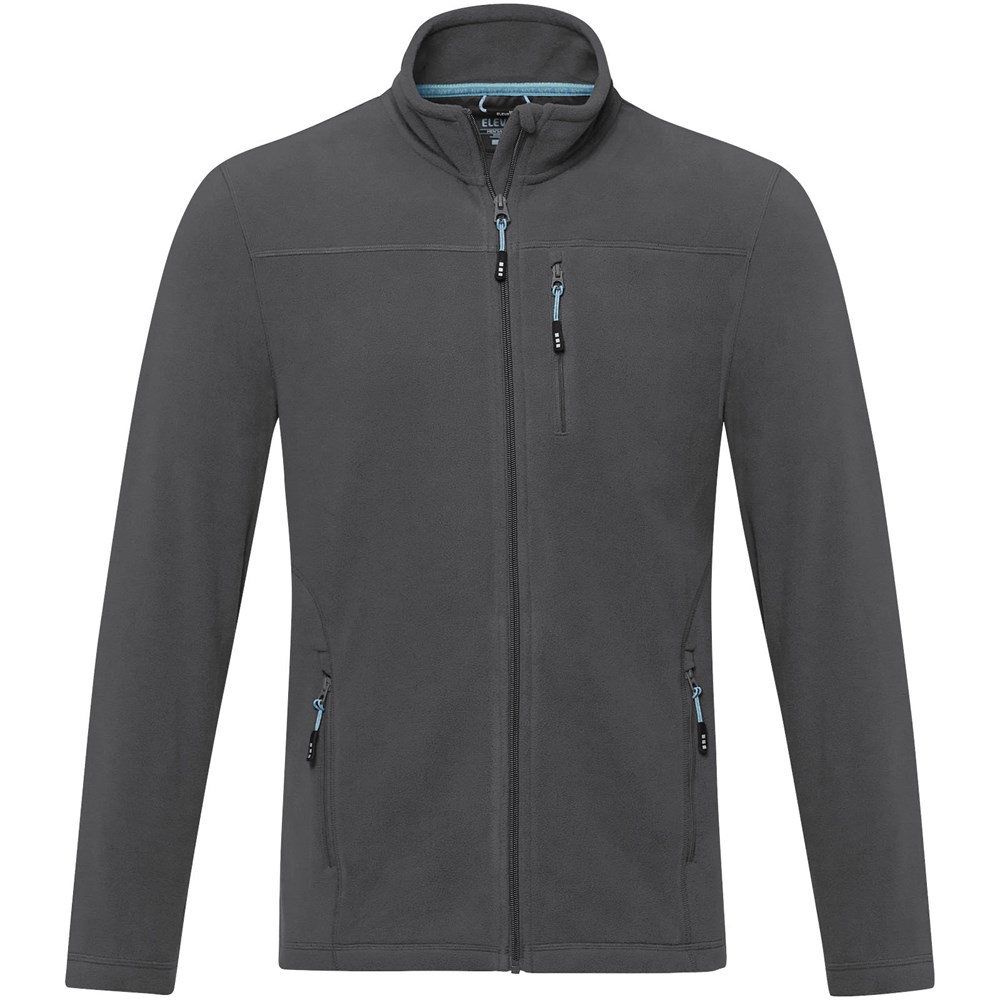 Amber GRS recycelte Fleecejacke für Herren storm grey