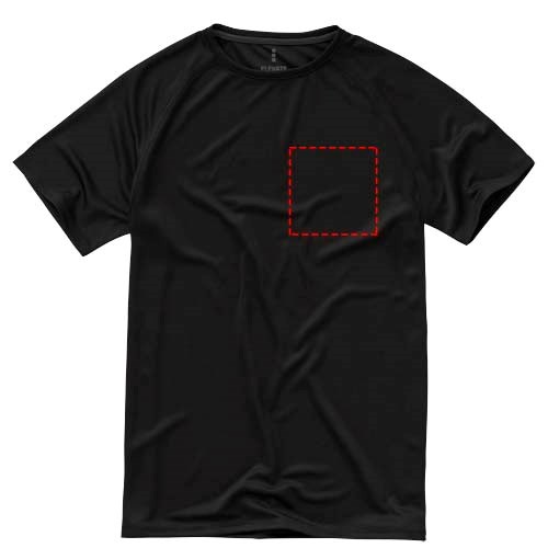 Niagara T-Shirt cool fit für Herren schwarz