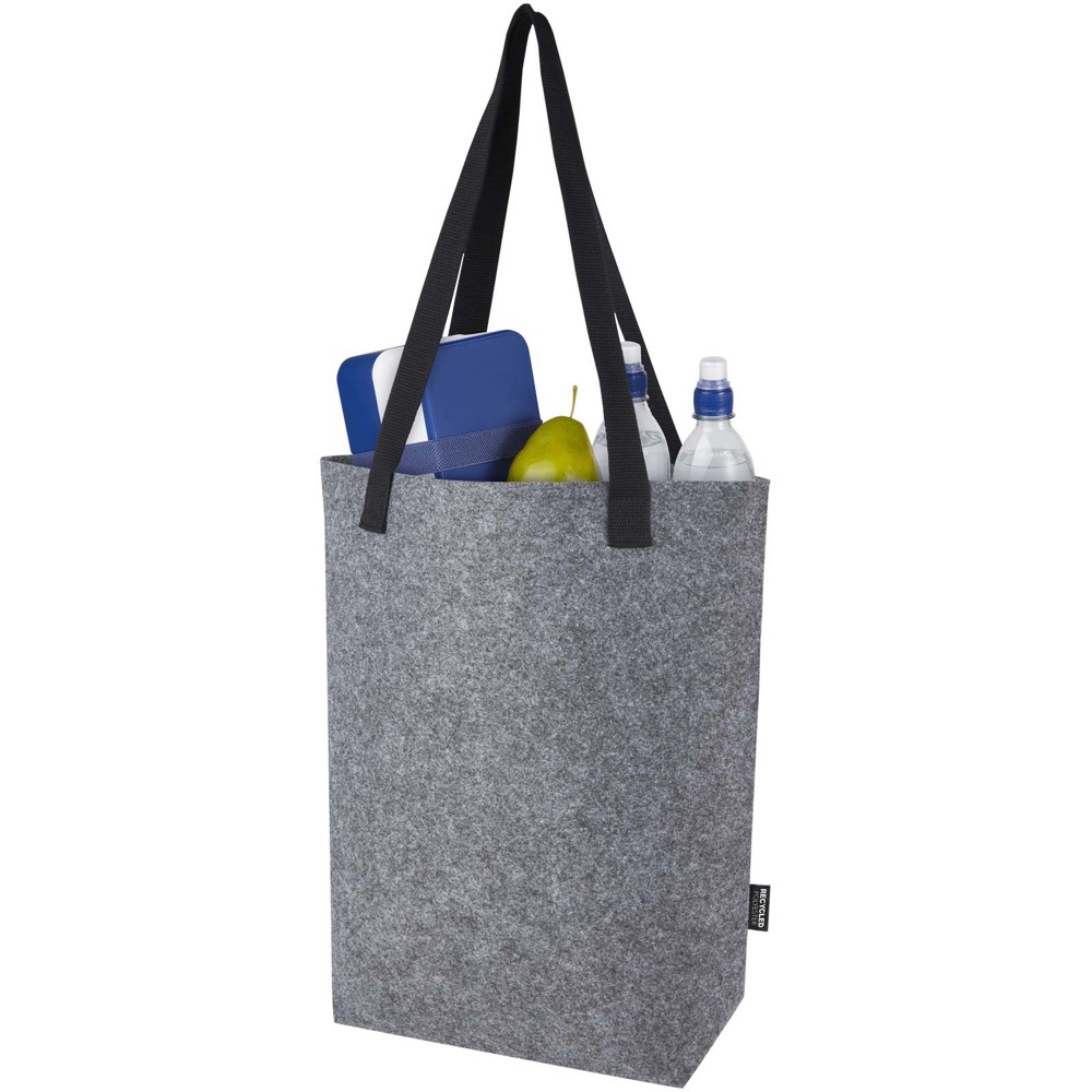 Felta Tragetasche aus GRS-recyceltem Filz mit breitem Boden 12 L