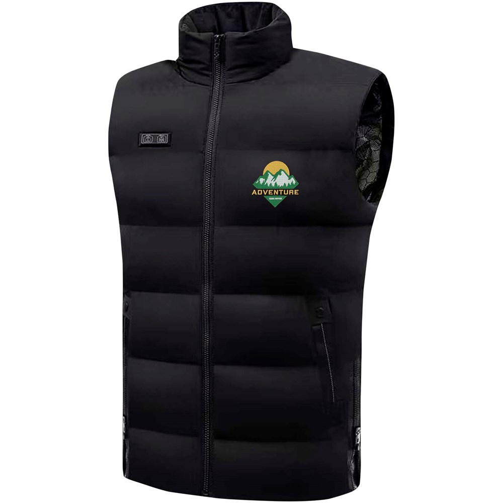 SCX.design G01 beheizbarer Bodywarmer mit Powerbank schwarz