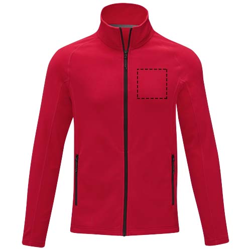 Zelus Fleecejacke für Herren rot