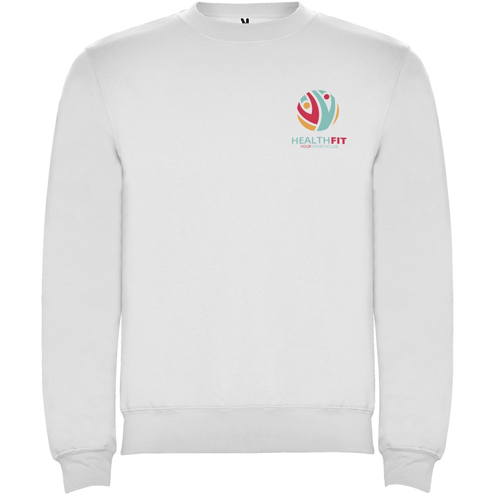 Clasica Sweatshirt mit Rundhalsausschnitt Unisex weiss