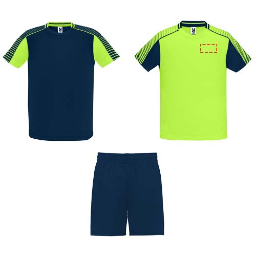 Juve Sport-Set für Kinder Fluor Green, Navy Blue