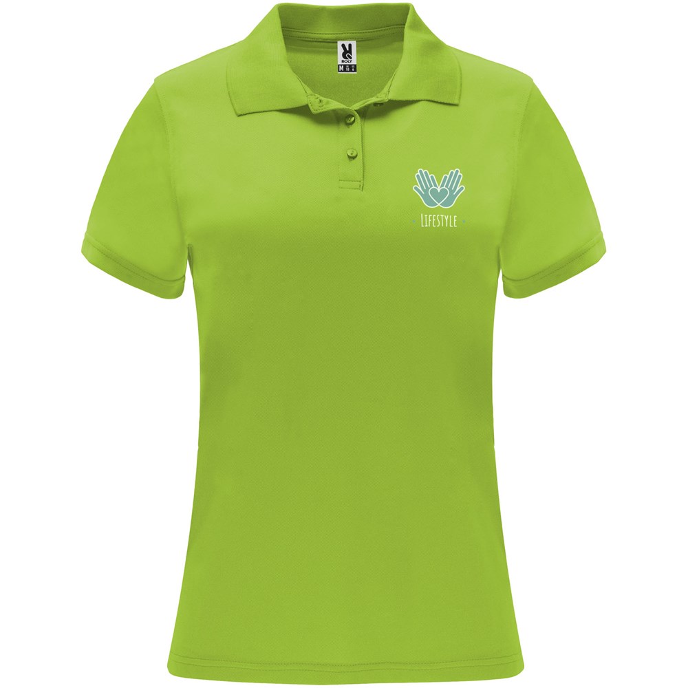 Monzha Sport Poloshirt für Damen limone