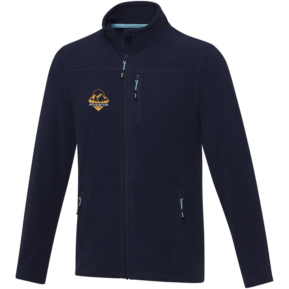Amber GRS recycelte Fleecejacke für Herren navy