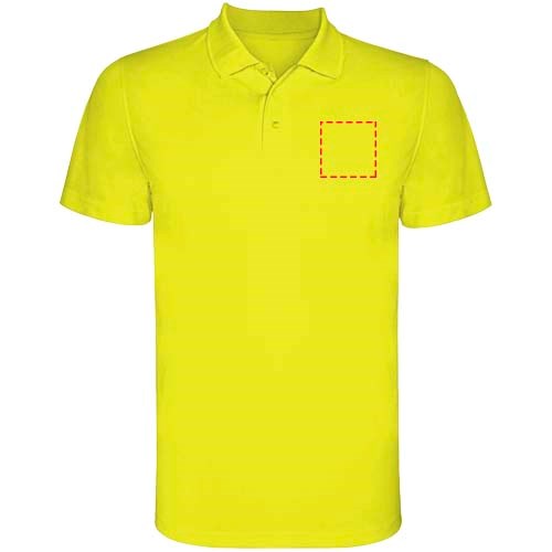 Monzha Sport Poloshirt für Kinder Fluor Yellow