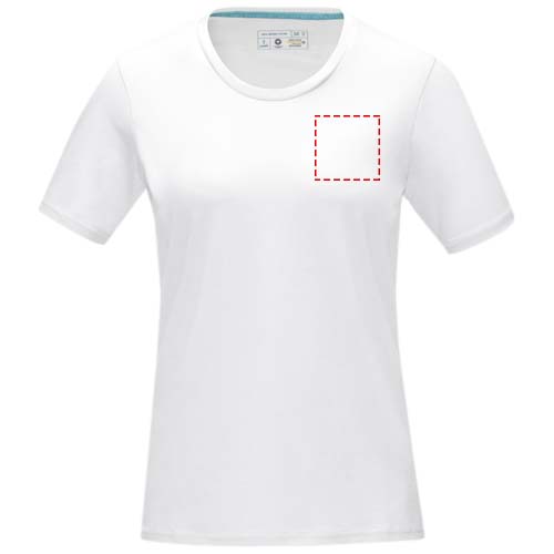 Azurite T-Shirt aus Bio-Baumwolle für Damen weiss