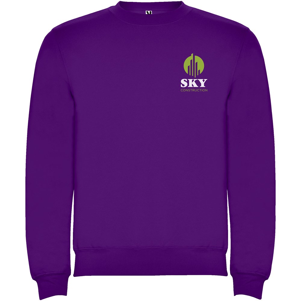 Clasica Sweatshirt mit Rundhalsausschnitt Unisex lila