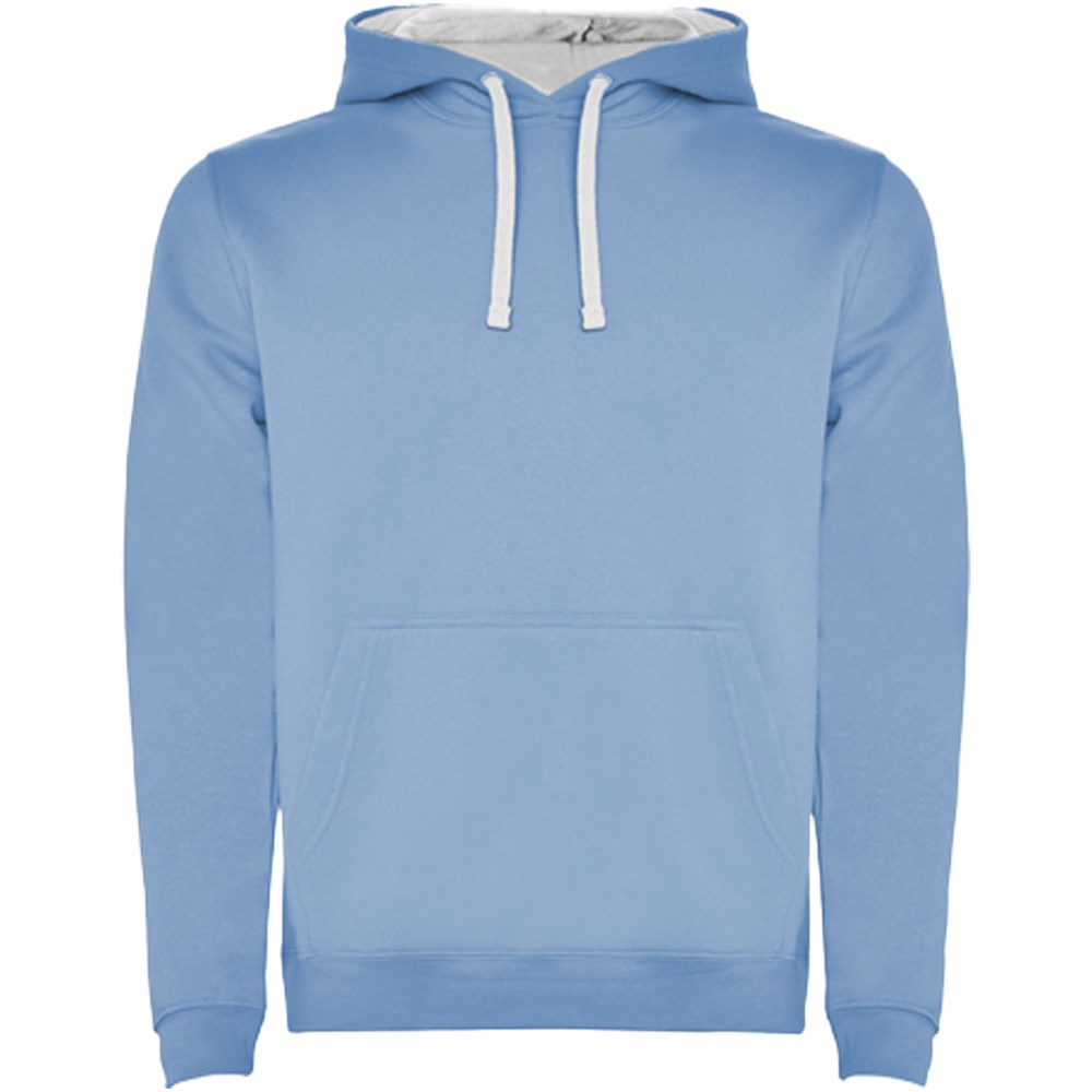 Urban Kapuzenpullover für Kinder himmelblau, weiss