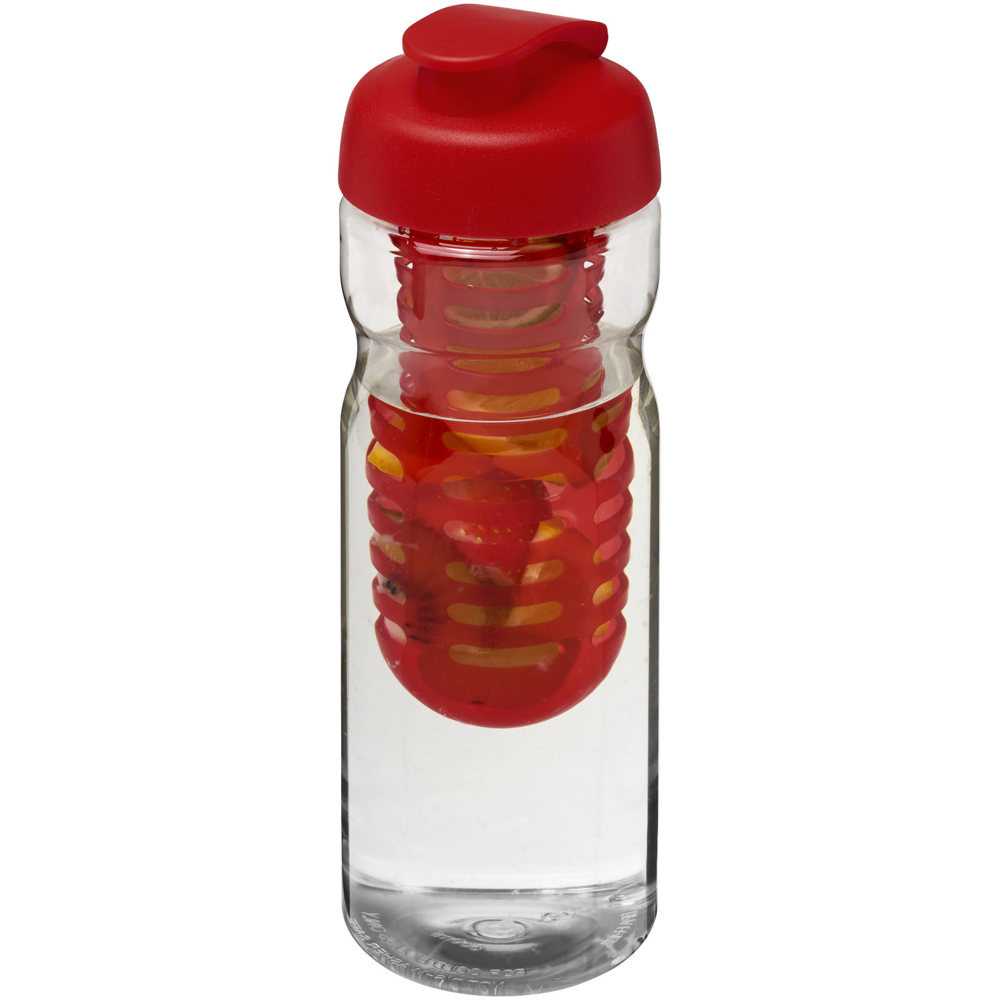 H2O Active® Base 650 ml Sportflasche mit Klappdeckel und Infusor