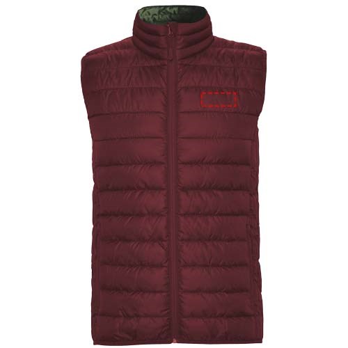 Oslo isolierter Bodywarmer für Herren Garnet