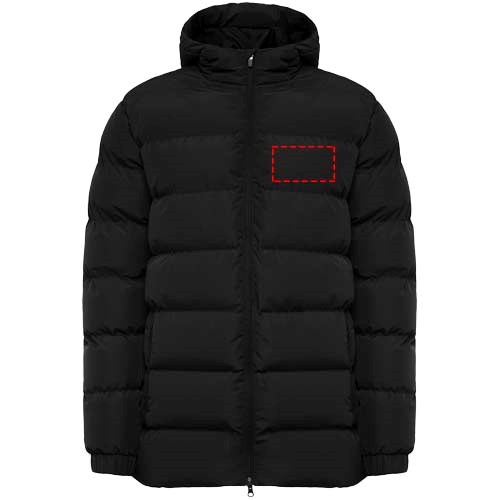 Nepal isolierter Parka Unisex schwarz