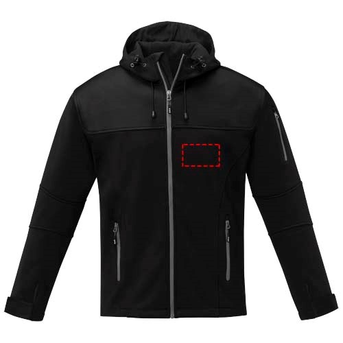 Match Softshelljacke für Herren schwarz