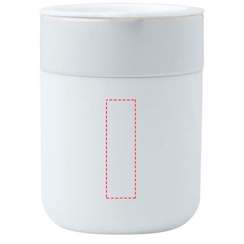 Java 330 ml Keramikbecher mit Silikonhülle und Kunststoffdeckel