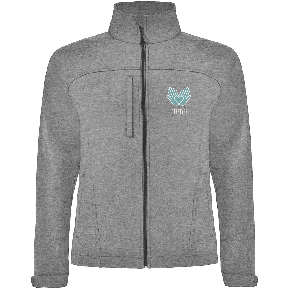 Rudolph Softshelljacke Unisex heather schwarz