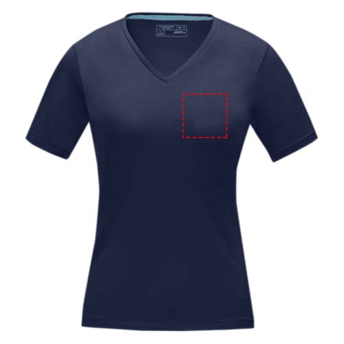 Kawartha T-Shirt für Damen mit V-Ausschnitt navy