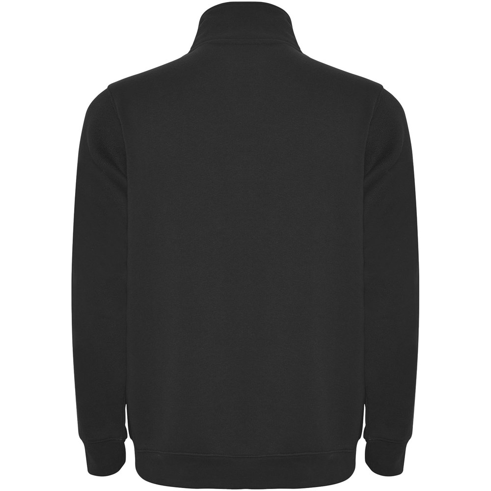 Aneto Pullover mit Viertelreissverschluss schwarz