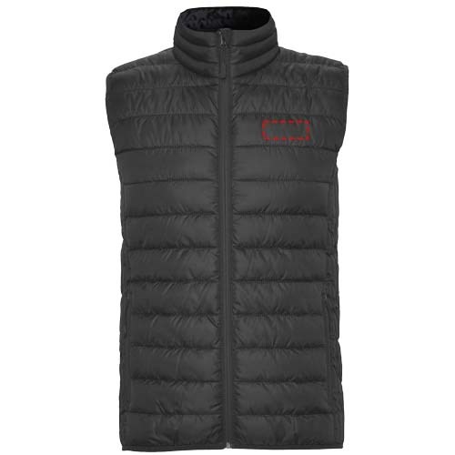 Oslo isolierter Bodywarmer für Herren Ebony