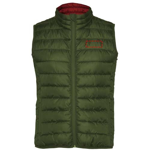 Oslo isolierter Bodywarmer für Damen Militar Green