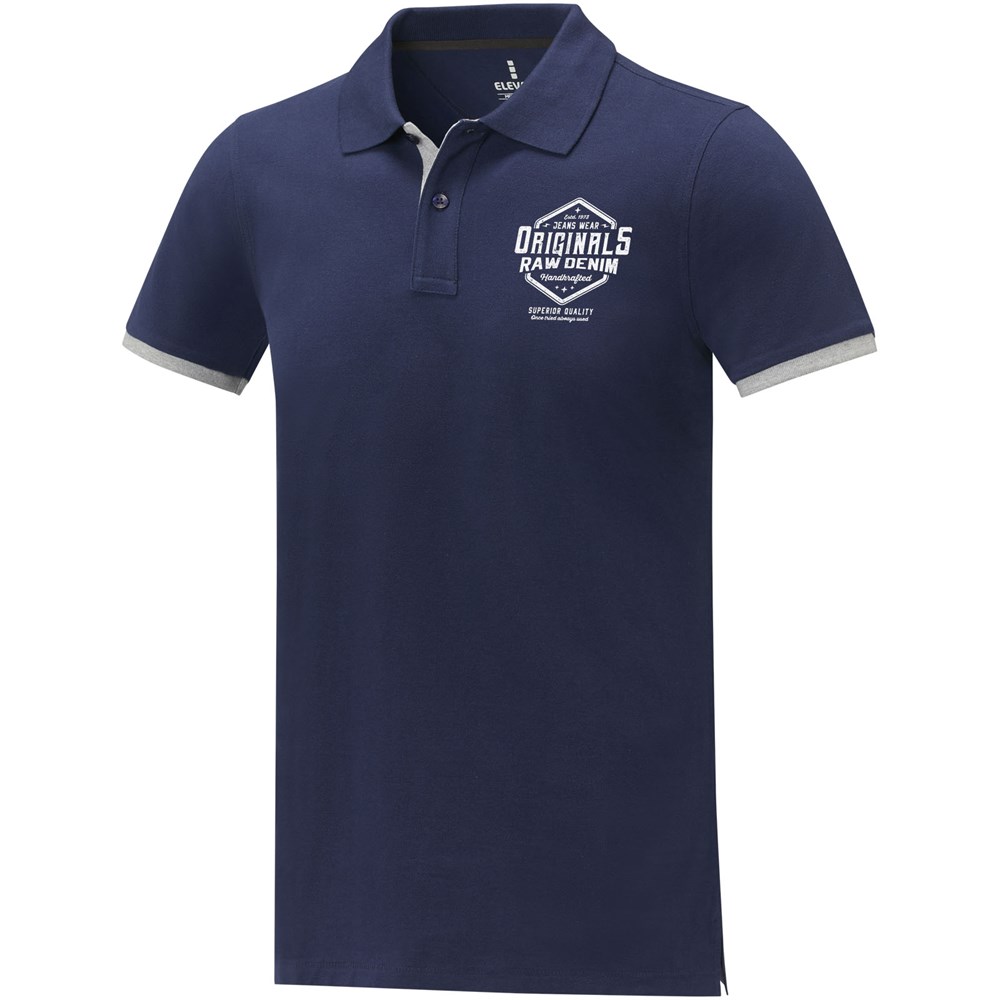 Morgan Polo für Herren, zweifarbig navy