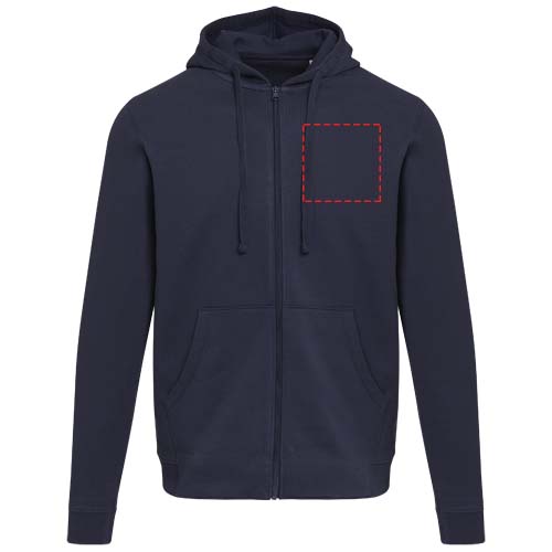 Jasper 280 g/m² Kapuzenpullover aus recycelter Bio Baumwolle (OCS) unisex navy