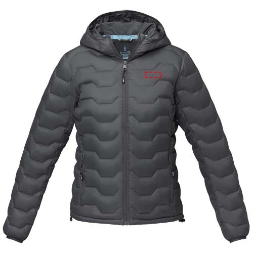 Petalite GRS Daunenjacke für Damen aus recyceltem Material storm grey