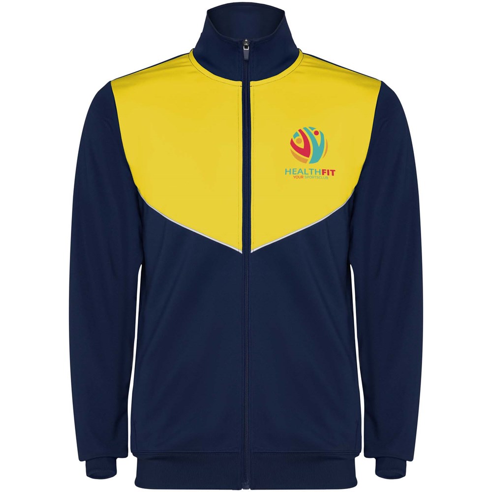 Evans Trainingsanzug Unisex Navy Blue, gelb