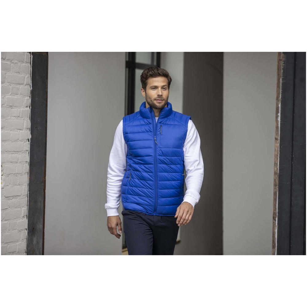 Pallas recycelter wattierter Bodywarmer für Herren schwarz
