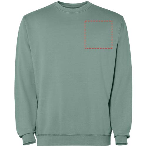 Jaya Pullover mit Rundhalsausschnitt Unisex dunkelgrün