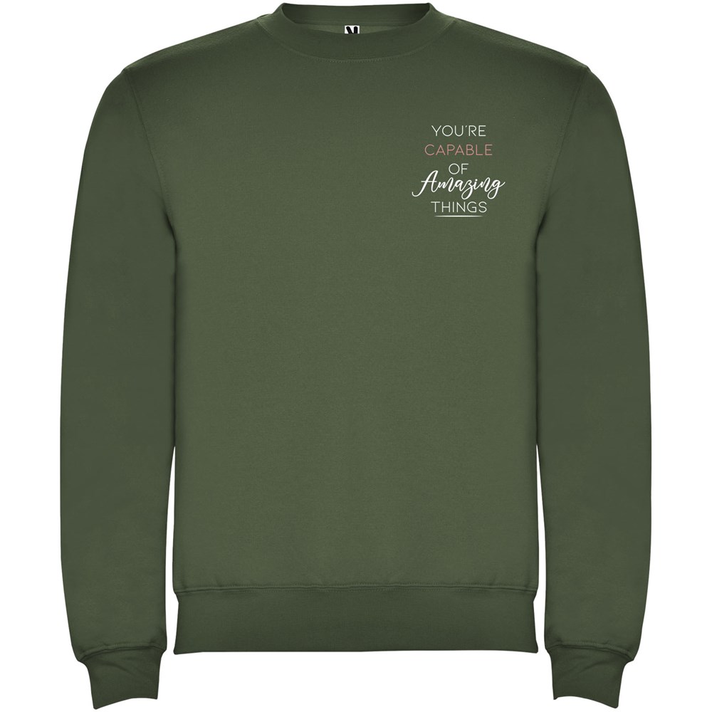 Clasica Sweatshirt mit Rundhalsausschnitt Unisex Venture Green