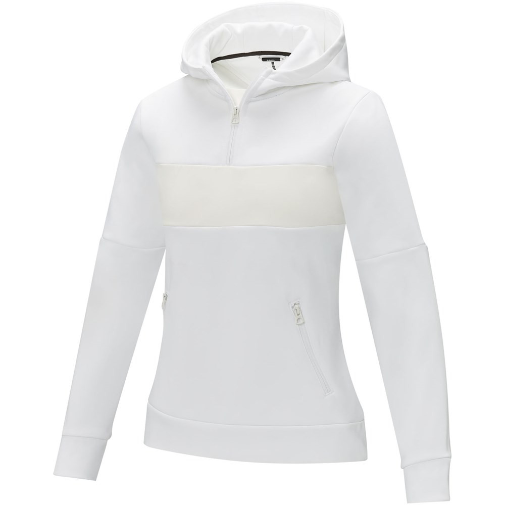 Sayan Kapuzenpullover mit halbem Reissverschluss für Damen
