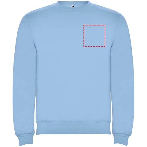 Clasica Sweatshirt mit Rundhalsausschnitt Unisex himmelblau