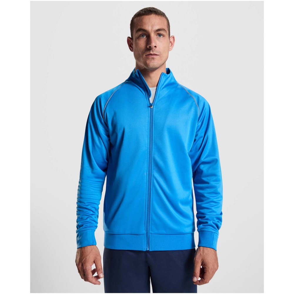 Valier Herren Sweatshirt mit durchgehendem Reissverschluss fluorgrün