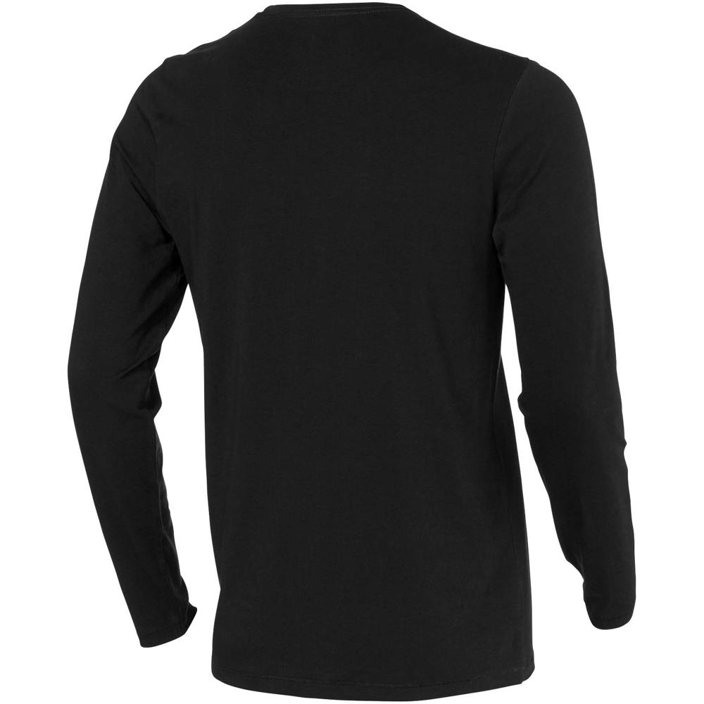 Ponoka Langarmshirt für Herren schwarz