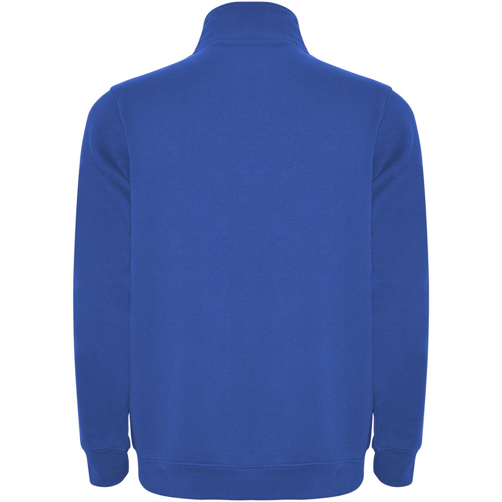 Aneto Pullover mit Viertelreissverschluss royalblau