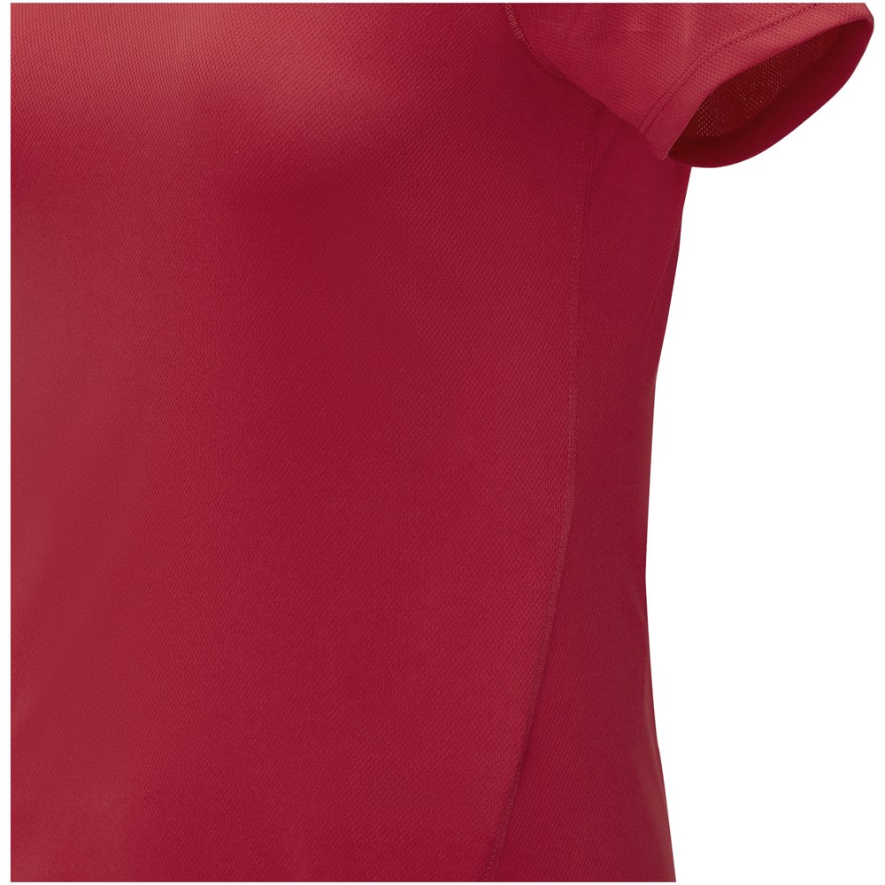 Deimos Poloshirt cool fit mit Kurzärmeln für Damen rot