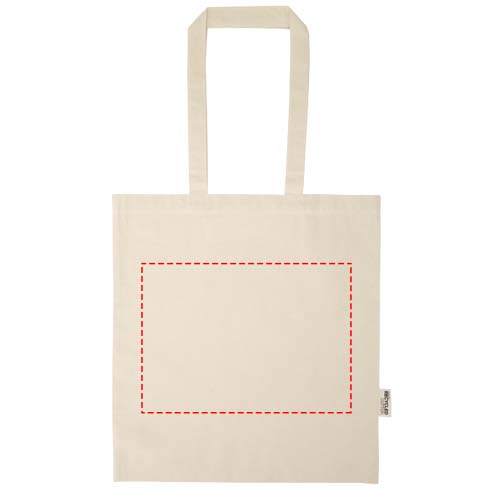 Peru Blend 180 g/m² Tragetasche aus GRS recycelter Baumwolle 7L