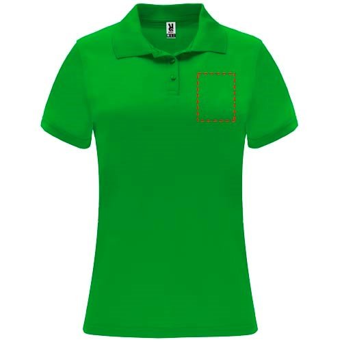 Monzha Sport Poloshirt für Damen farngrün