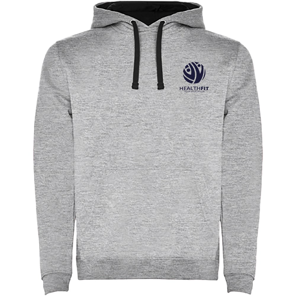 Urban Kapuzenpullover für Herren Marl Grey, schwarz