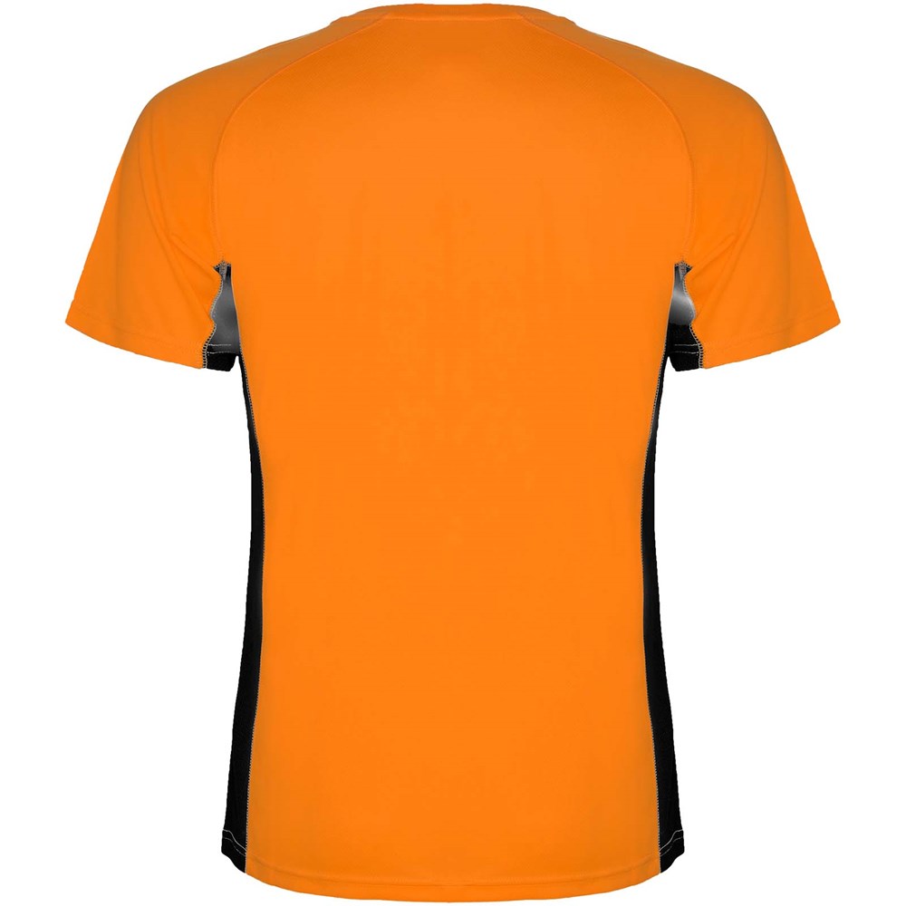 Shanghai Sport T-Shirt für Kinder Fluor Orange, schwarz