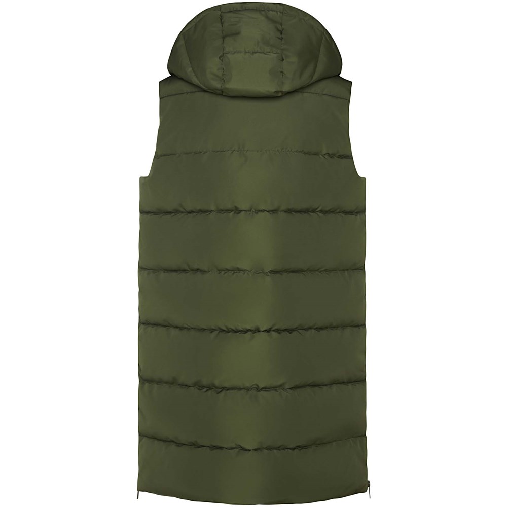 Reine Steppweste für Damen Militar Green