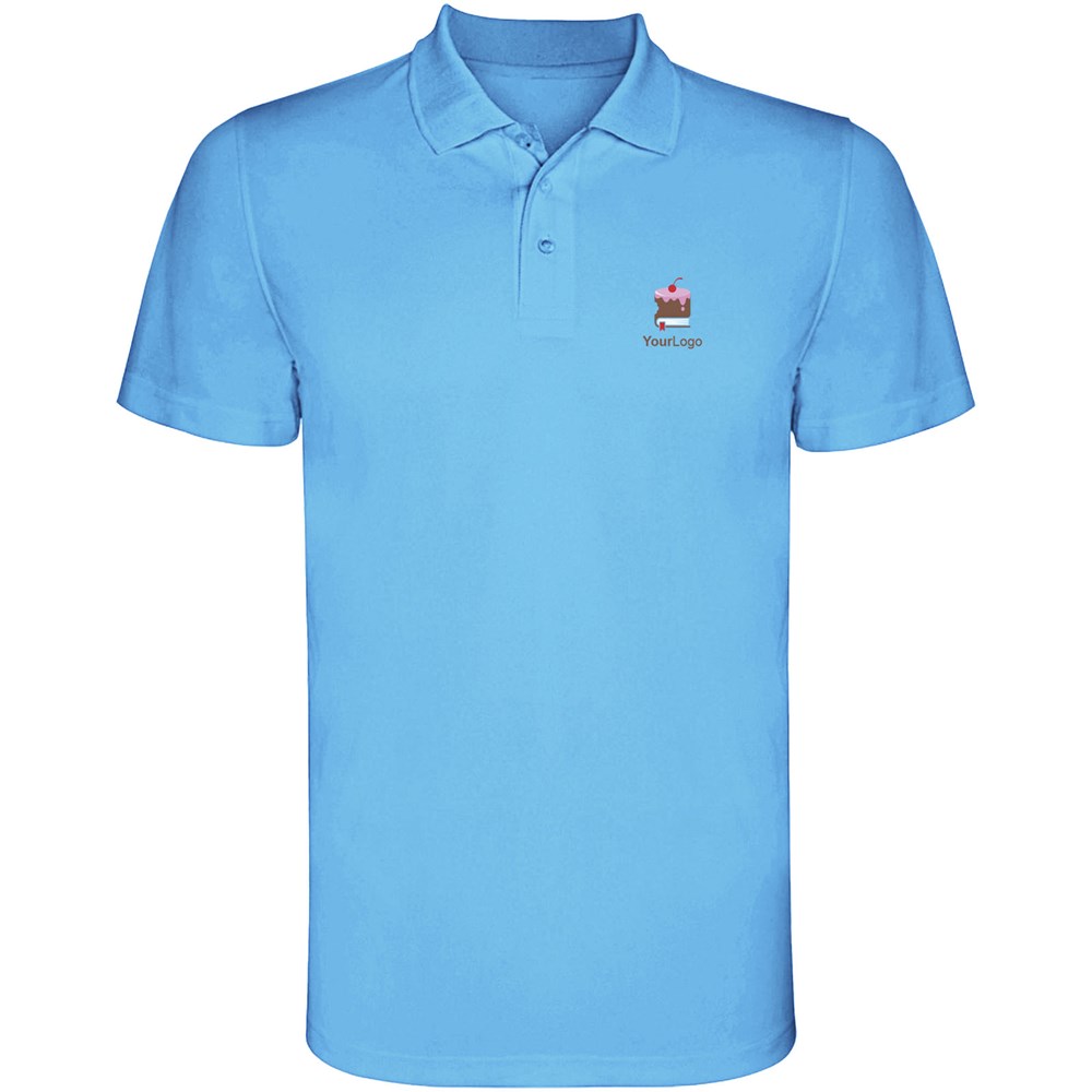 Monzha Sport Poloshirt für Kinder türkis
