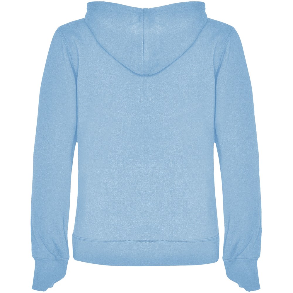 Urban Kapuzenpullover für Damen himmelblau, weiss