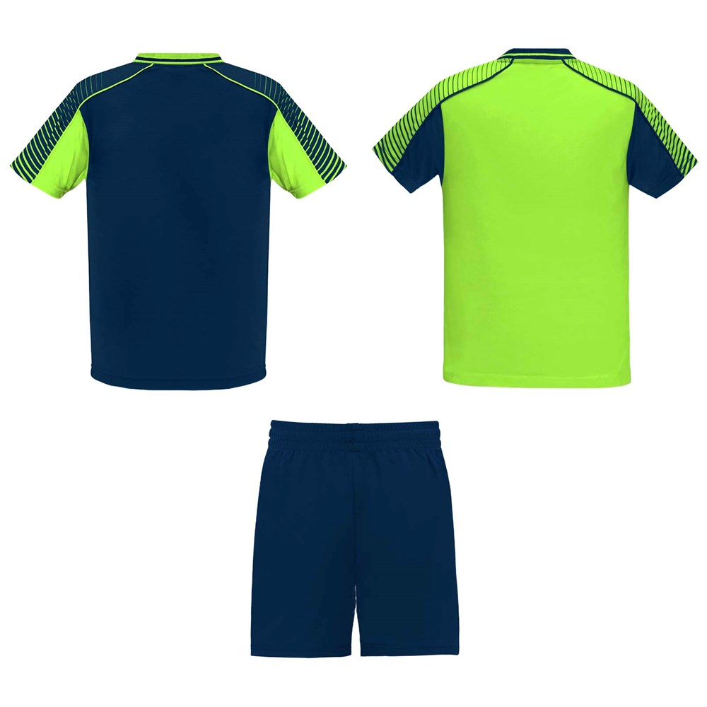 Juve Sport-Set für Kinder Fluor Green, Navy Blue