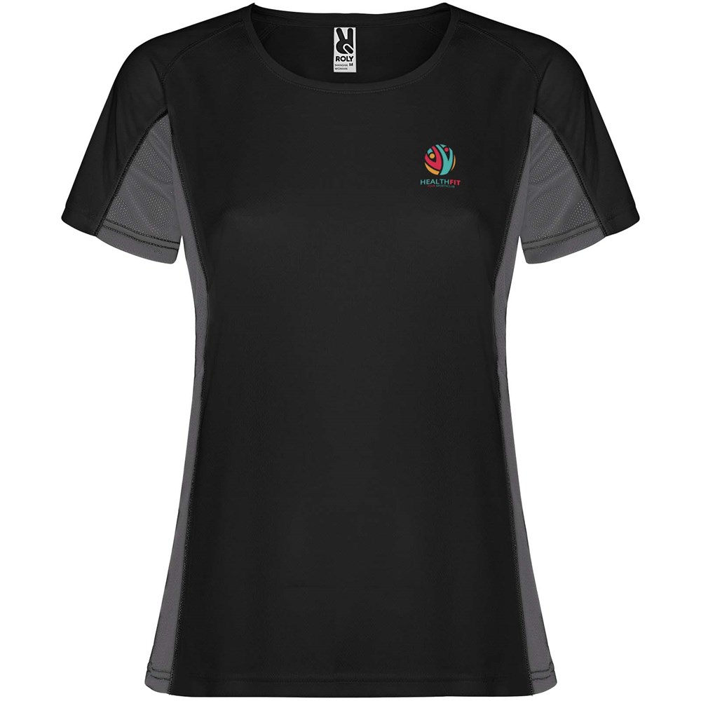 Shanghai Sport T-Shirt für Damen schwarz, Dark Lead