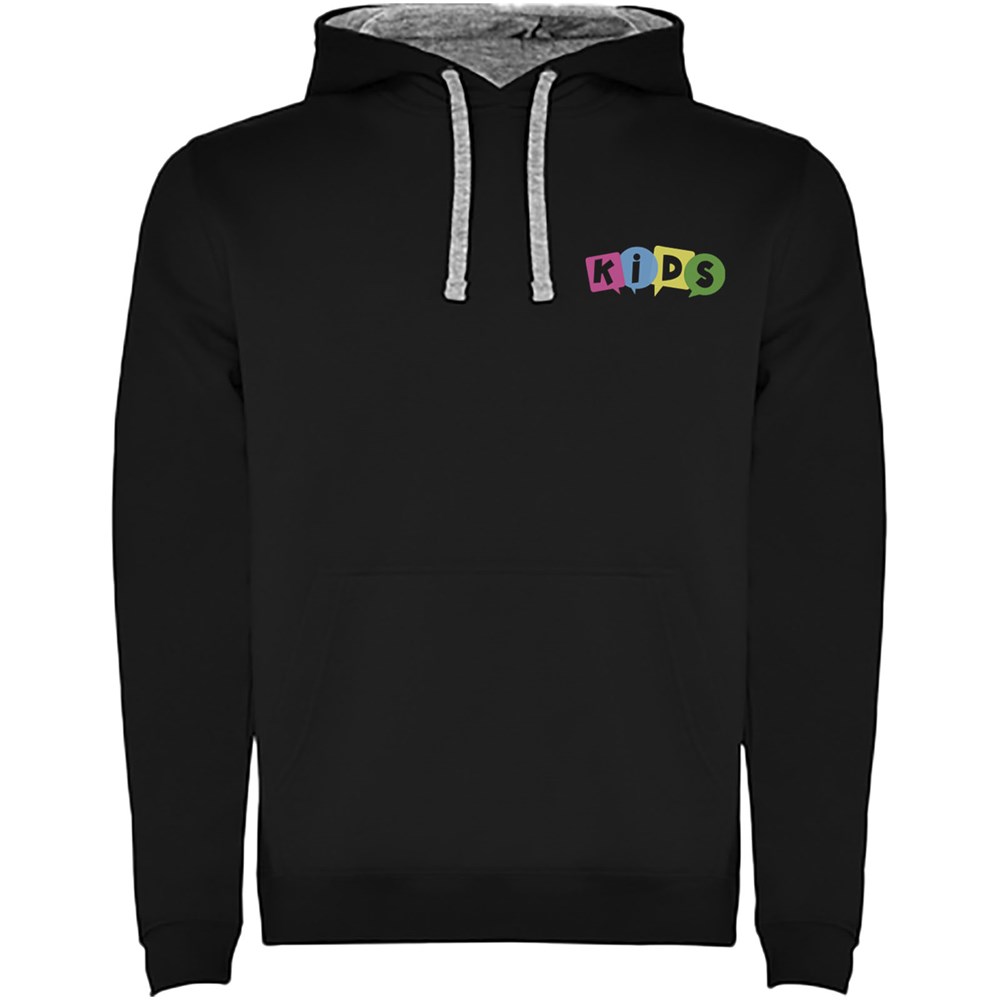 Urban Kapuzenpullover für Kinder schwarz, Marl Grey