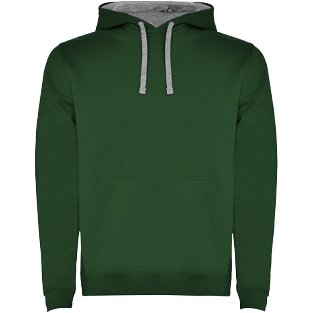 Urban Kapuzenpullover für Herren dunkelgrün, Marl Grey