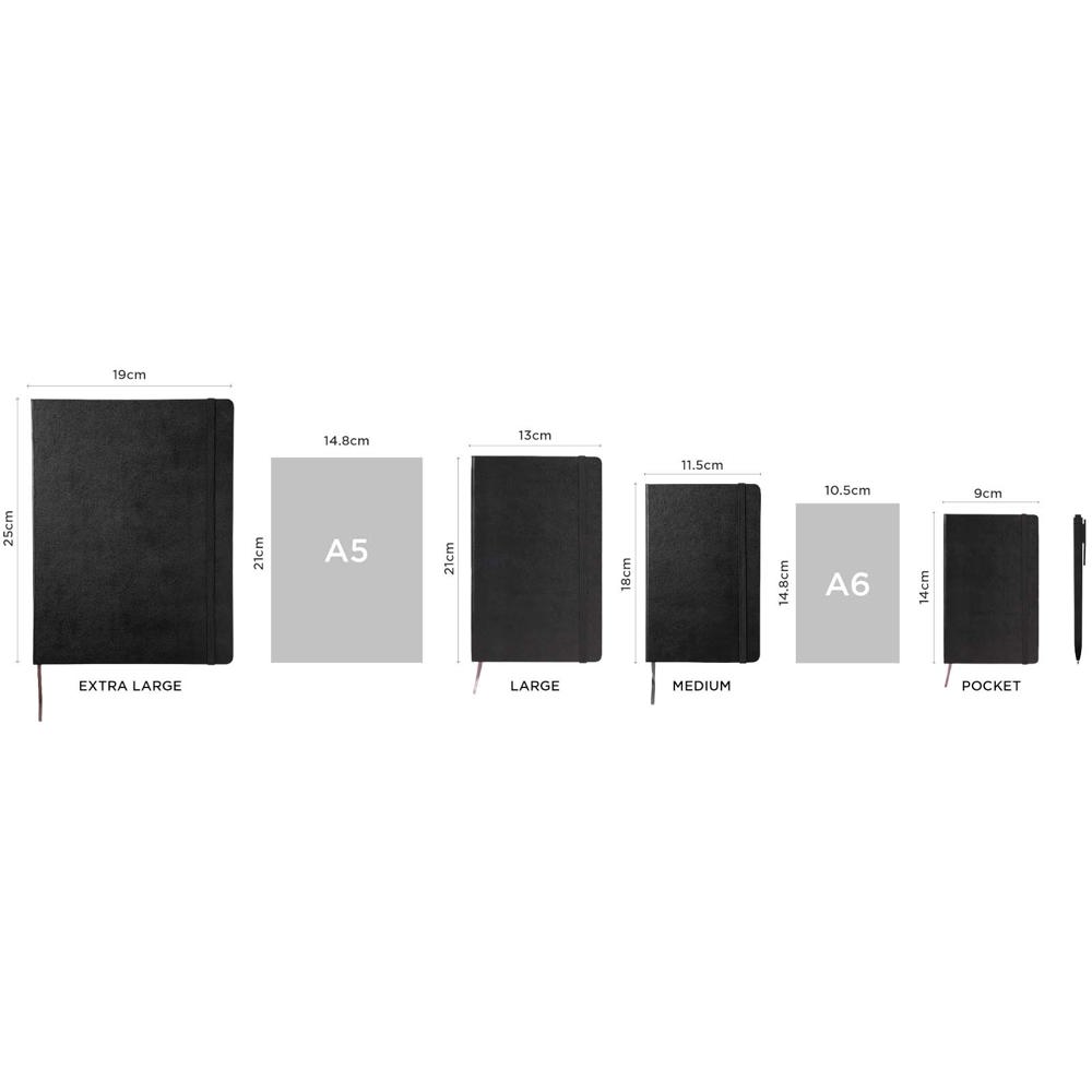 Moleskine Hardcover 12 Monate Wochenkalender XL