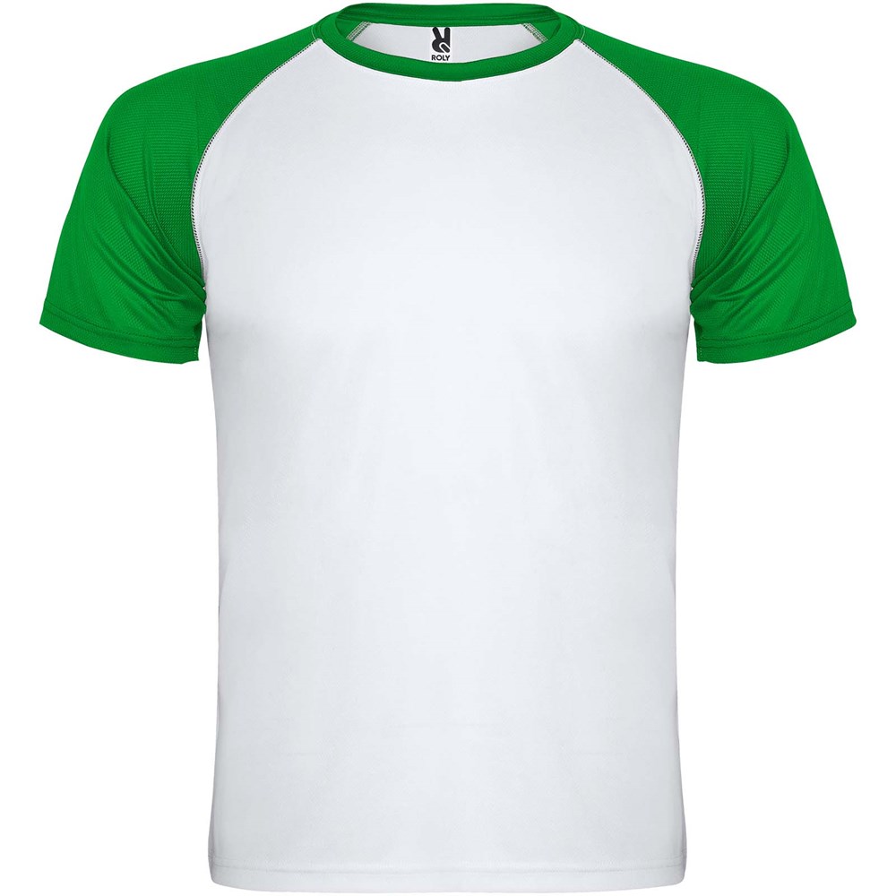 Indianapolis Sport T-Shirt für Kinder weiss, farngrün